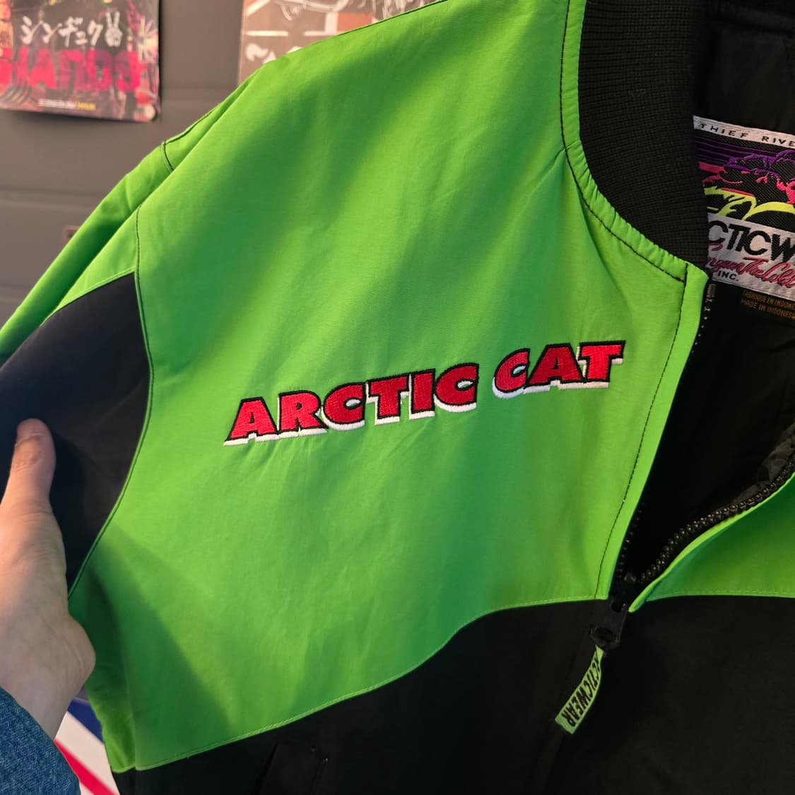 아크틱캣 ARCTIC CAT 레이싱 자켓 그린 블랙 상품이미지4