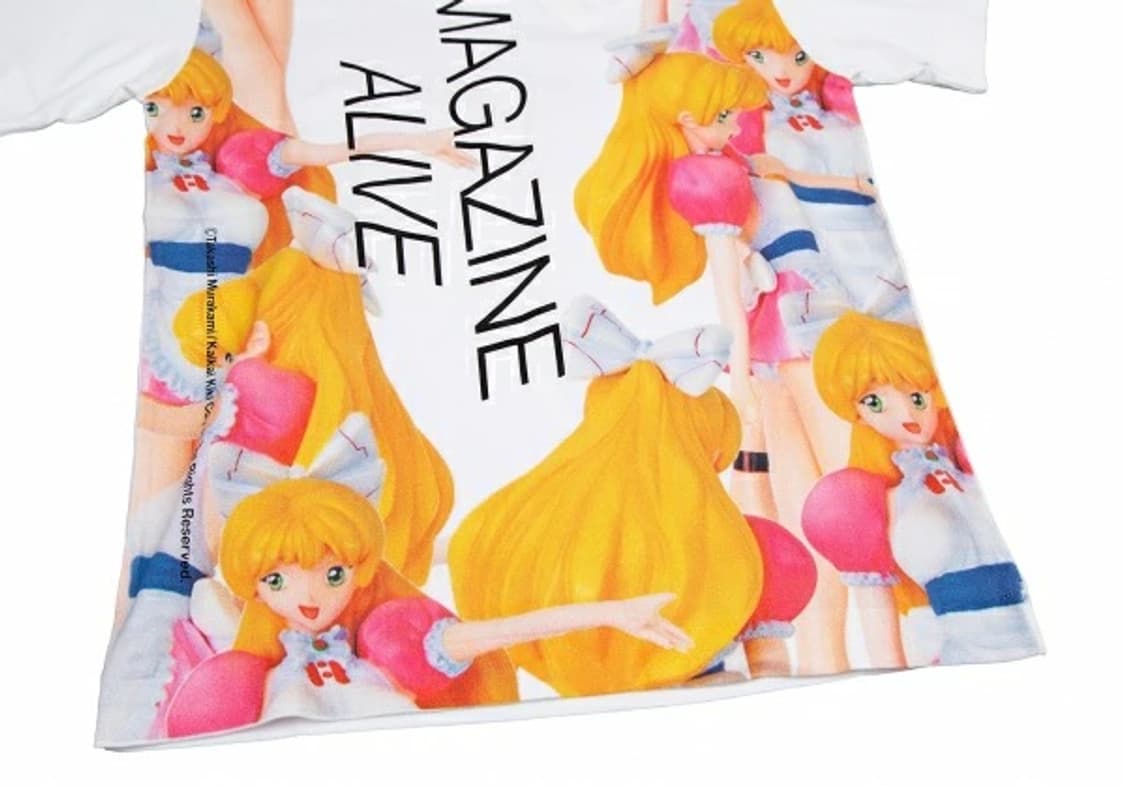 무라카미타카시 꼼데가르송 보그 콜라보 그래픽 티셔츠 상품이미지2