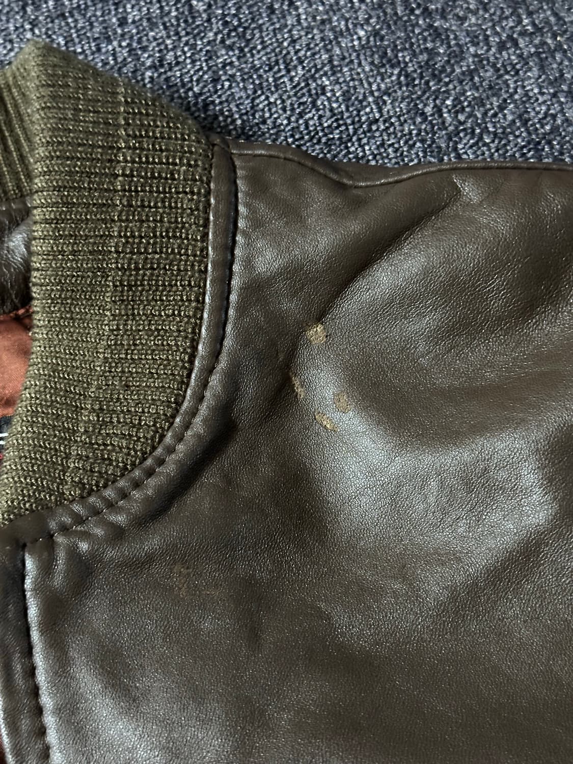 RPONTY 일본산  – 빈티지 양가죽 봄버자켓  상품이미지4