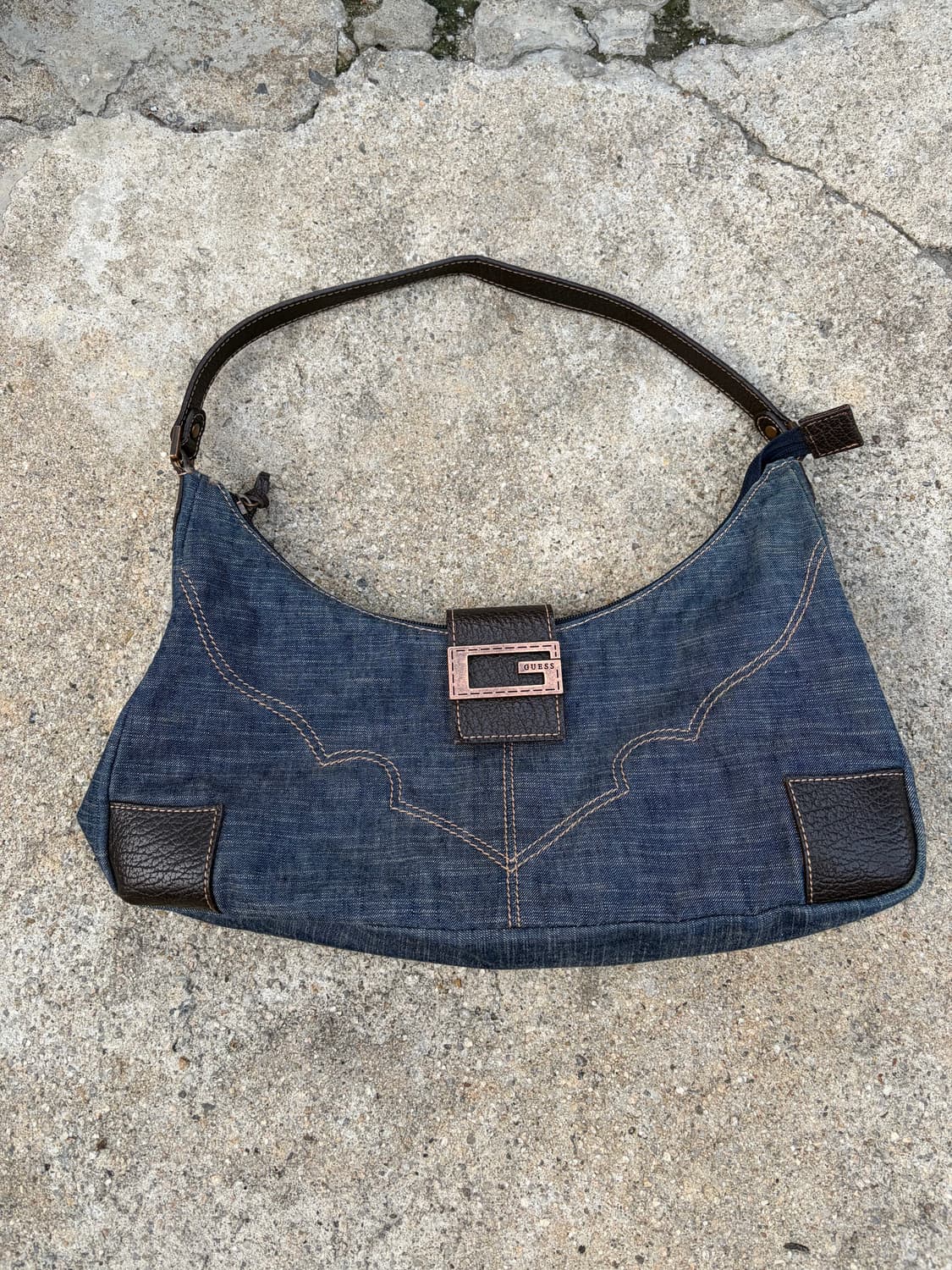 00s Guess 데님 숄더백  상품이미지2
