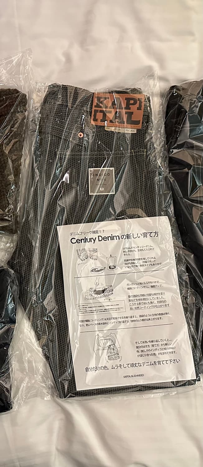 캐피탈 센츄리 데님 팬츠 no.7 34 사이즈 새상품 상품이미지1