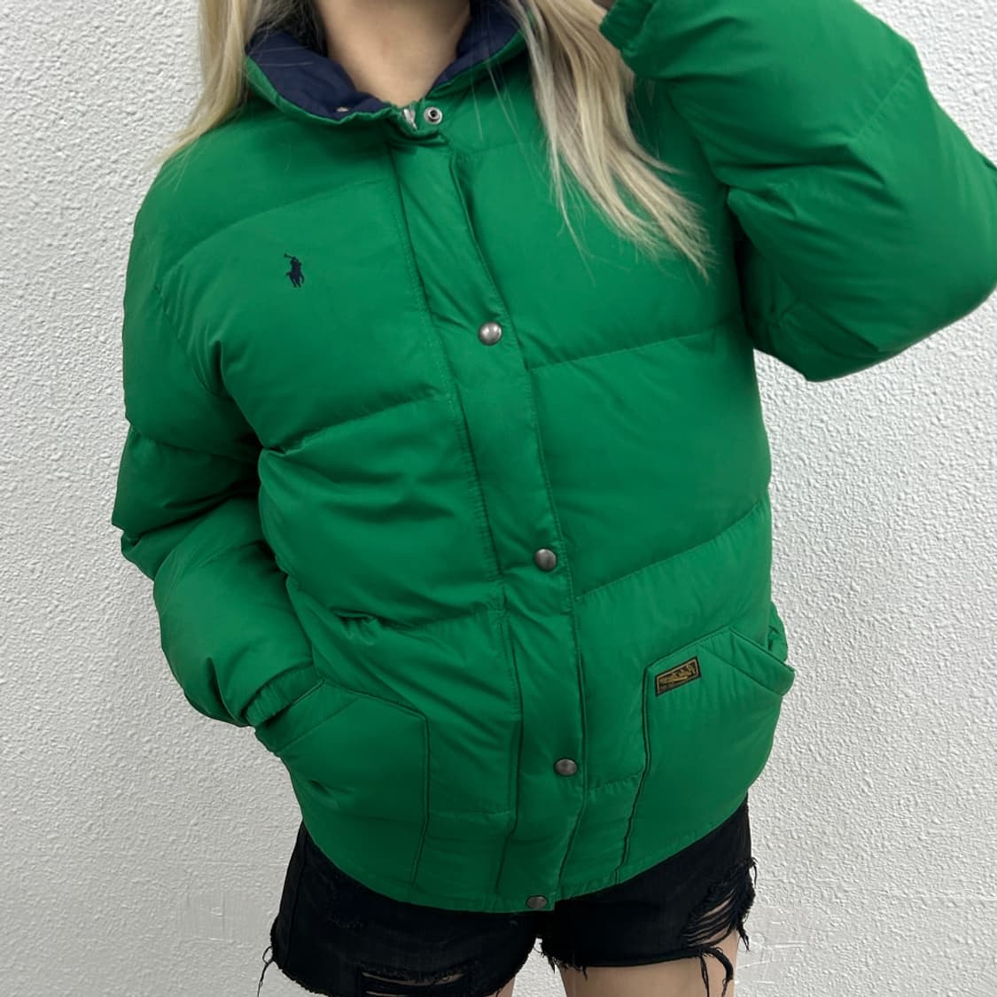 폴로 랄프로렌 네이비포니 딥그린 패딩 XL 상품이미지2