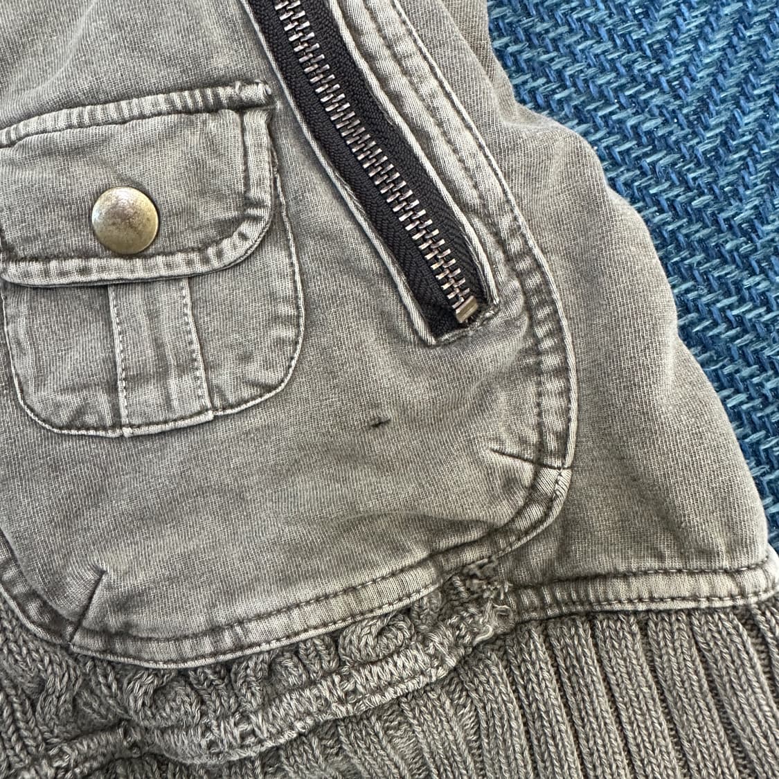 [여성M] 빔즈 니트 후드집업 상품이미지5