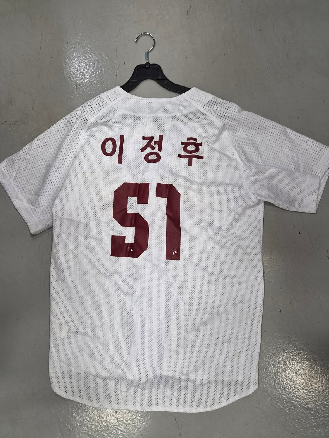 키움 히어로즈 이정후 선수 마킹 유니폼 105 상품이미지2