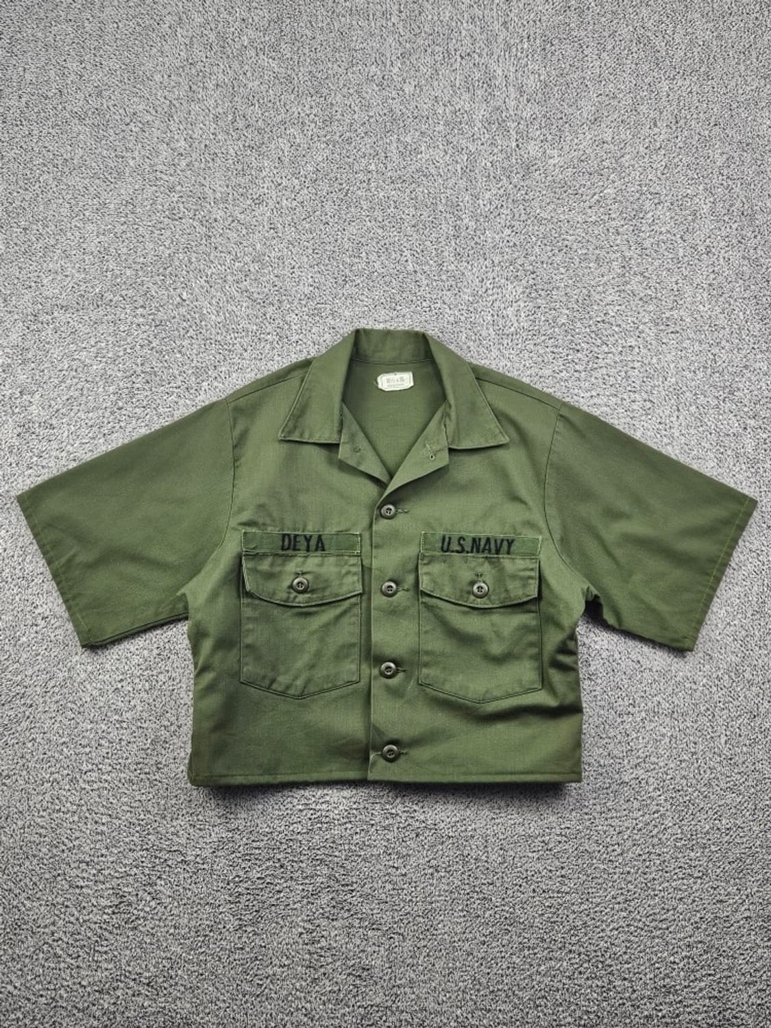 US NAVY 컴뱃 필드 셔츠 크롭커스텀 ( M추정 ) / 11910 상품이미지2