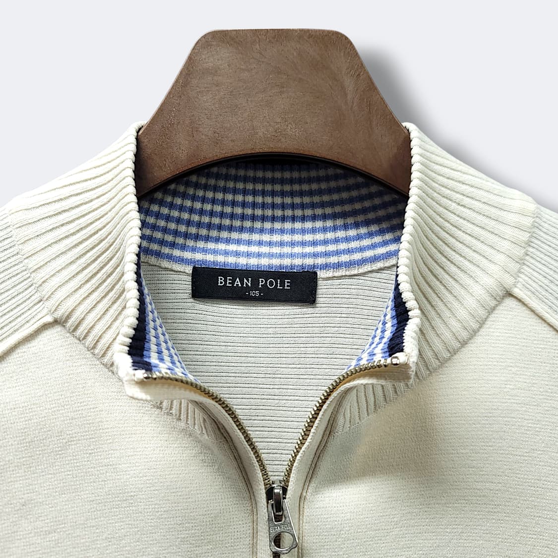 [105] 빈폴 아이보리 풀집업 가디건 상품이미지9