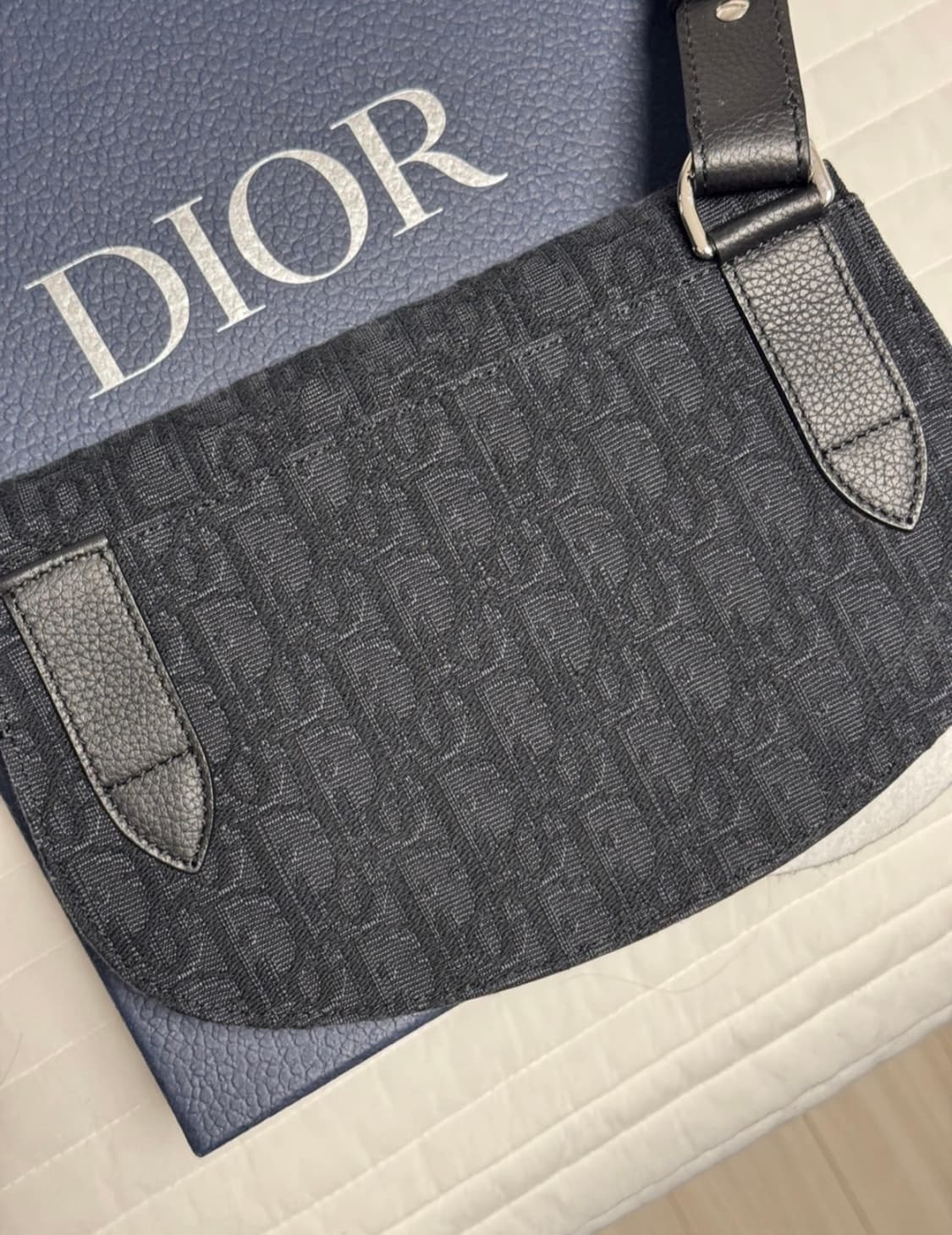 디올 새들 파우치 오블리크 맨 (거의 새상품 풀구성) 상품이미지3