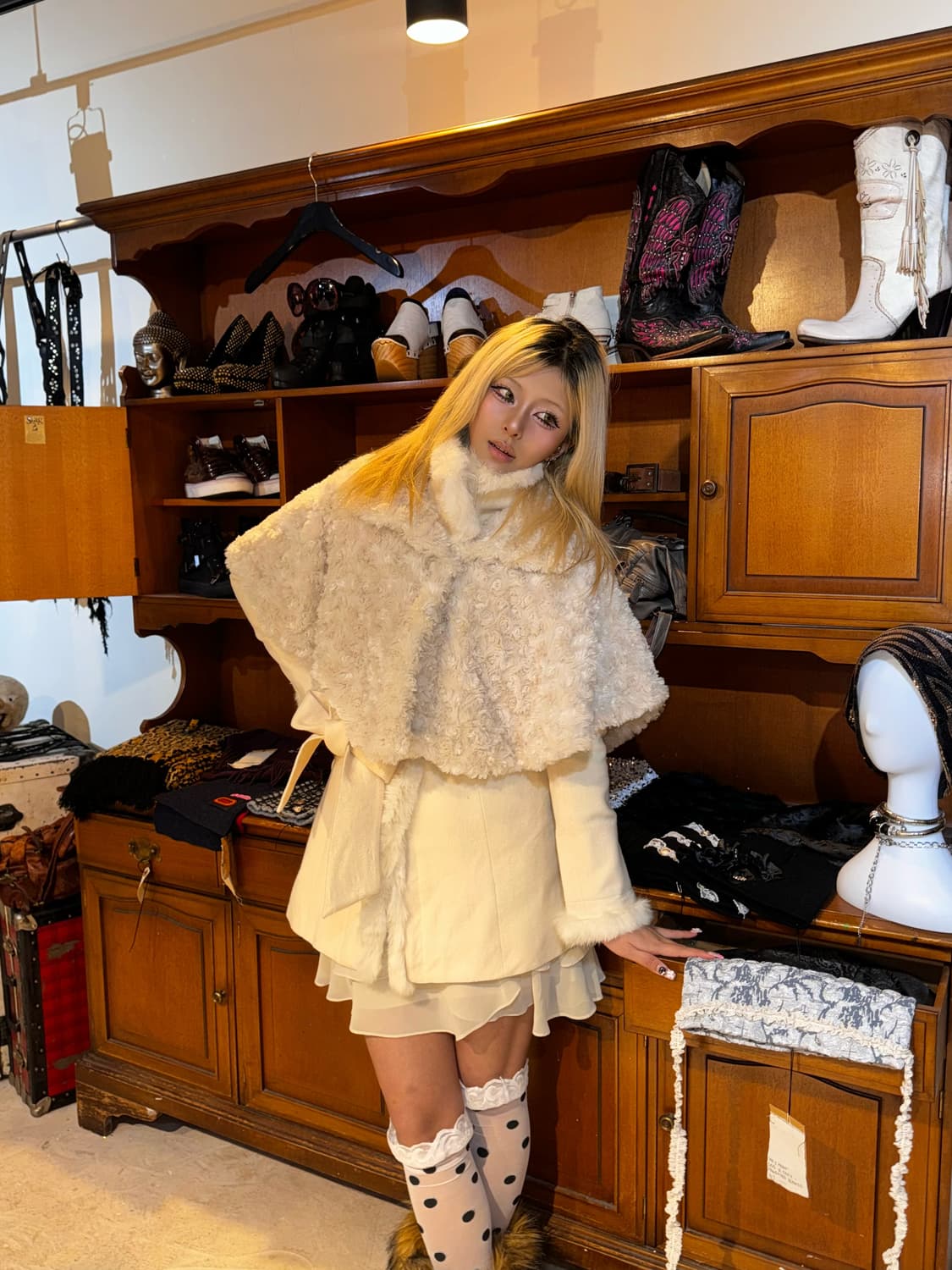 퍼 케이프 상품이미지1