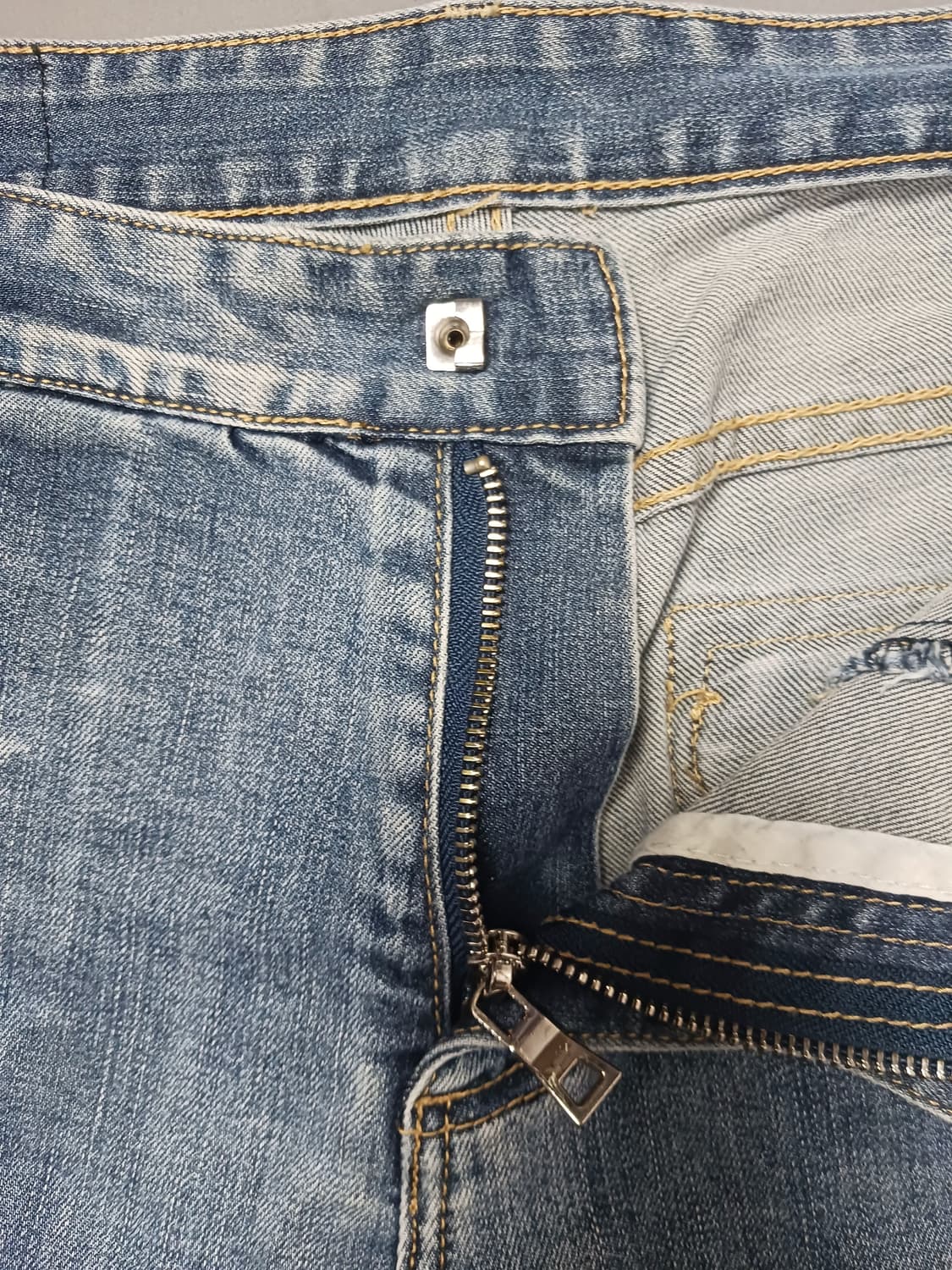 [34] 발망 연청 바이커진 청바지 상품이미지6