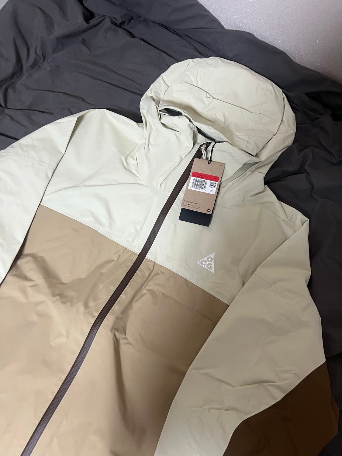 (L) 정가31 나이키 ACG 모르포 바람막이 베이지 새상품 상품이미지2