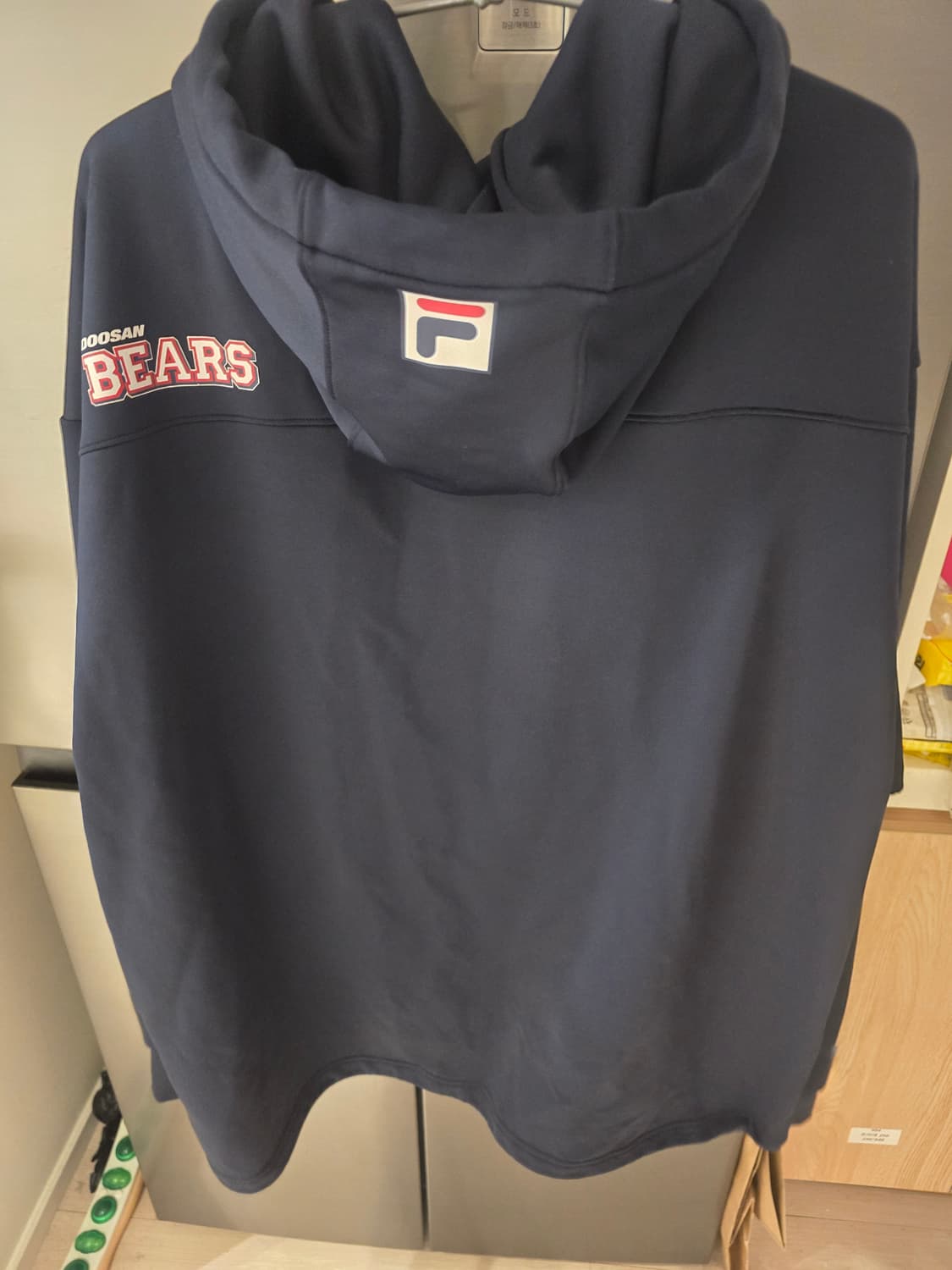 휠라 두산 포스트시즌 동계후드티 110 상품이미지3