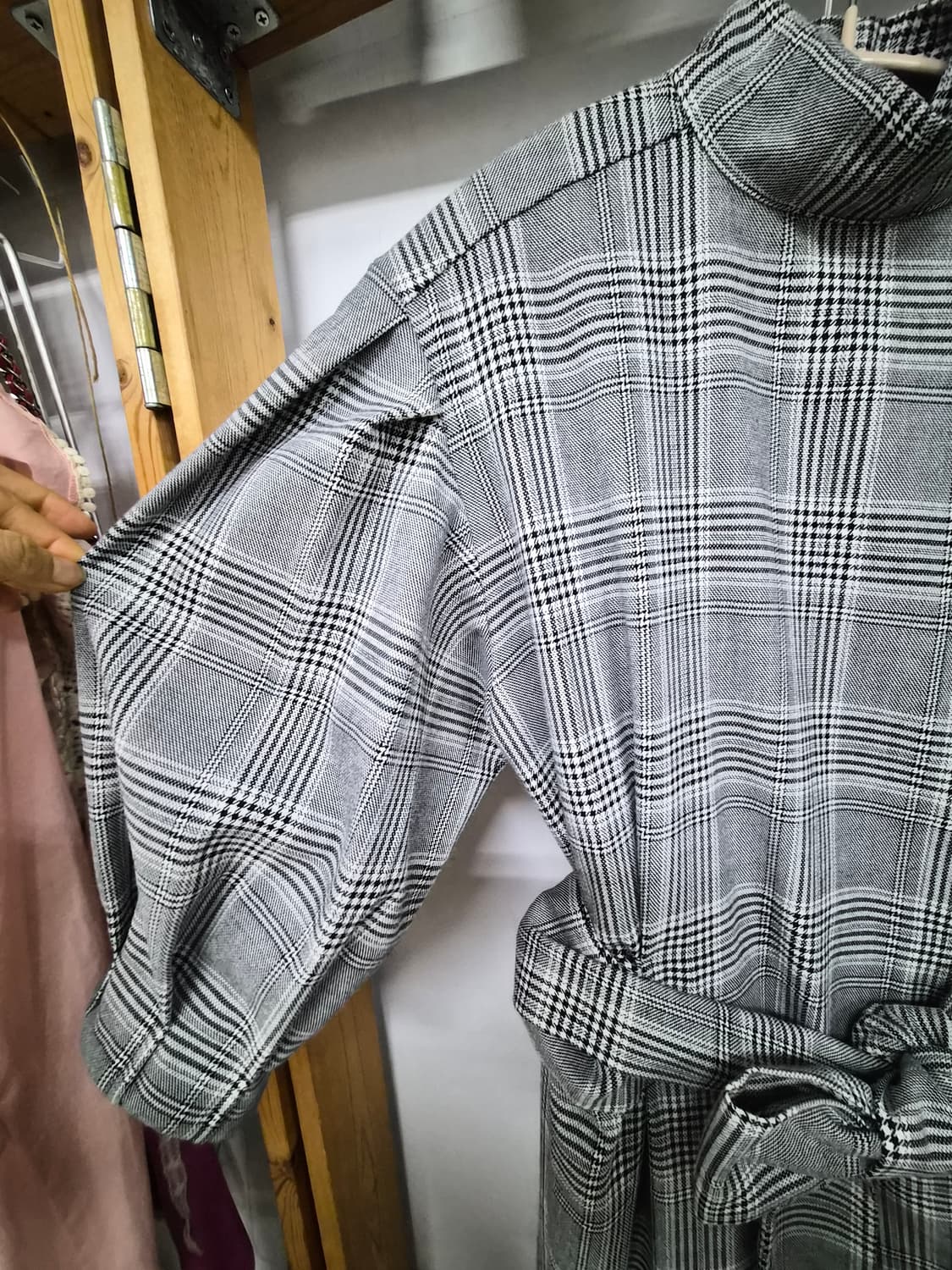 자라 벌룬 체크원피스 상품이미지7