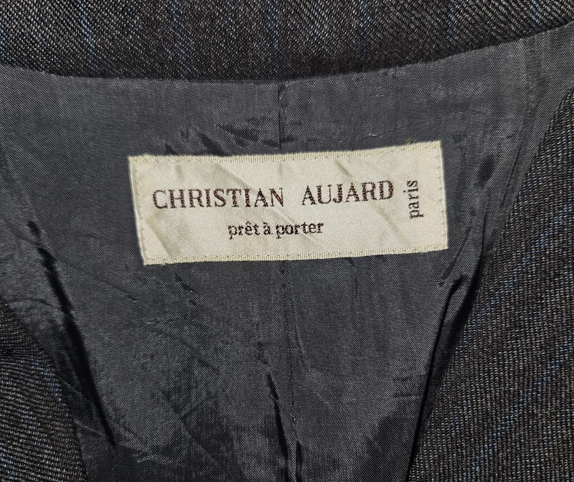 christian aujard 빈티지 스트라이프 패턴 블레이저 상품이미지3