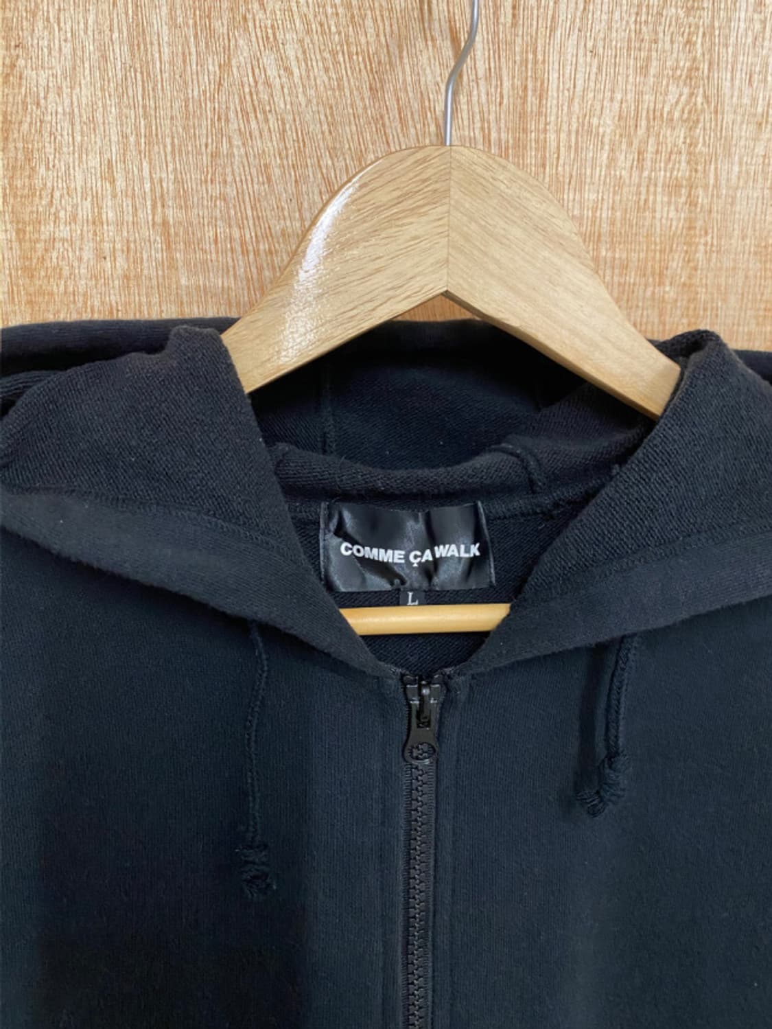 COMME CA WALK hood zip-up vest 후드 집업 베스트 상품이미지9