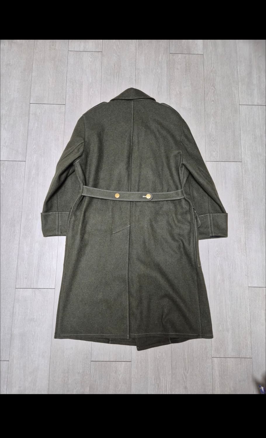 80s 장 폴 고티에 밀리터리 울 코트 상품이미지2