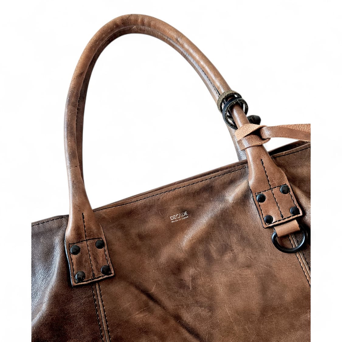 디케이드 DECADE 메이드인 재팬 오일소가죽 토트백 포터 프랭크 대용 상품이미지9