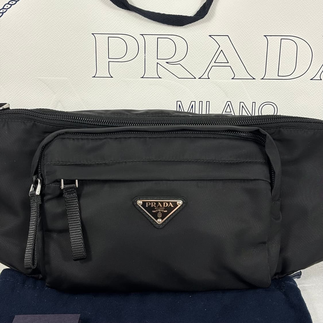(새상품급,풀구성)프라다 나일론 벨트 슬링 숄더백 2VL005 상품이미지3