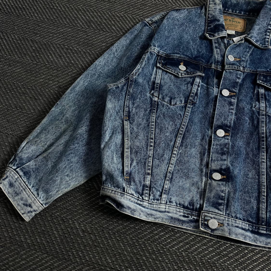 Oos 에드윈 USA 오리지날 데님 트러커 자켓 o 3772 상품이미지3