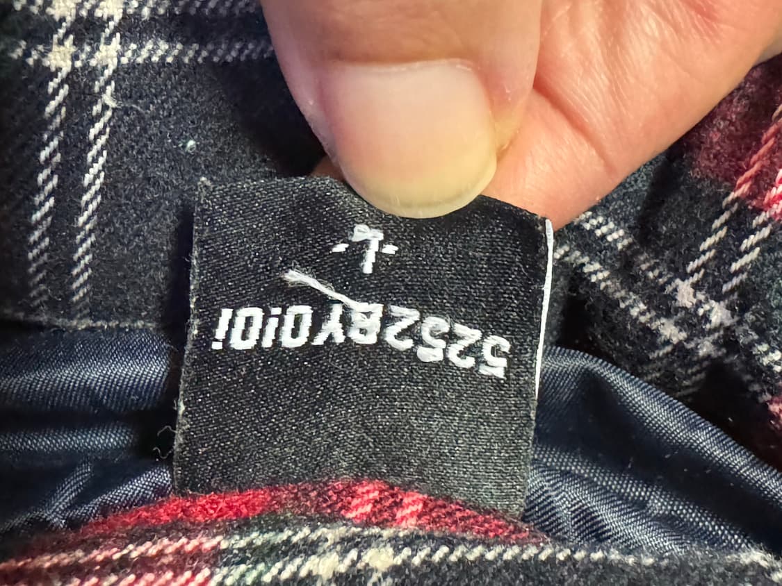 오아이오아이 체크패딩 상품이미지6