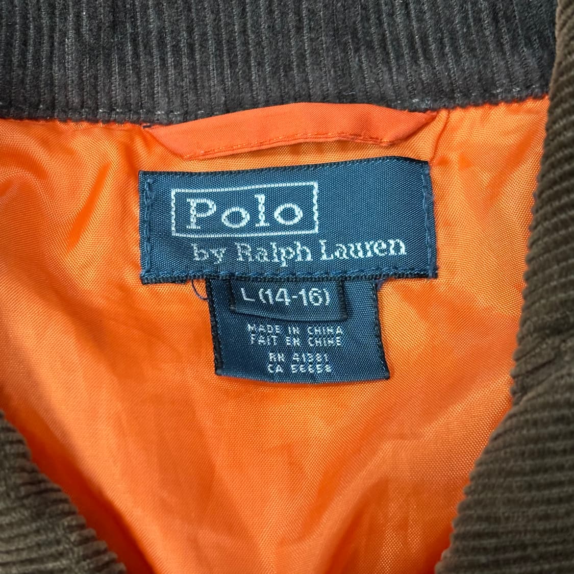 폴로 랄프로렌 보이즈 퀼팅 자켓  V0565 상품이미지8