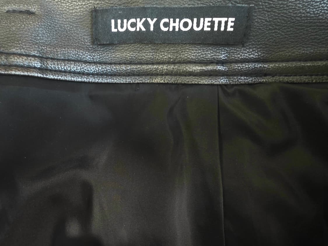 럭키슈에뜨 가죽레더쇼츠반바지 38 / 브라운 블랙톤 상품이미지3