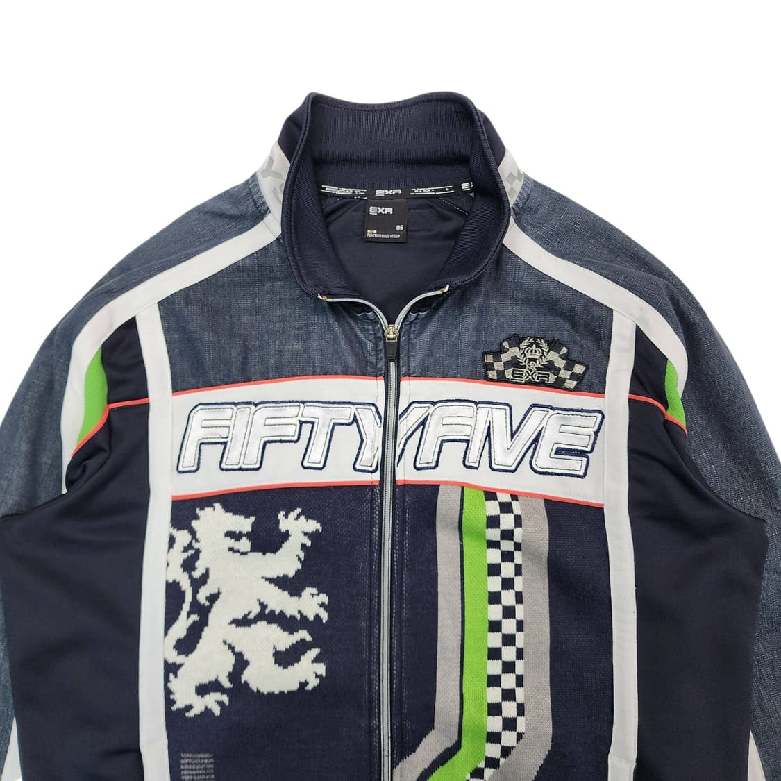 95 EXR 데님 멀티컬러 올드스쿨 레이싱 트랙탑 상품이미지2