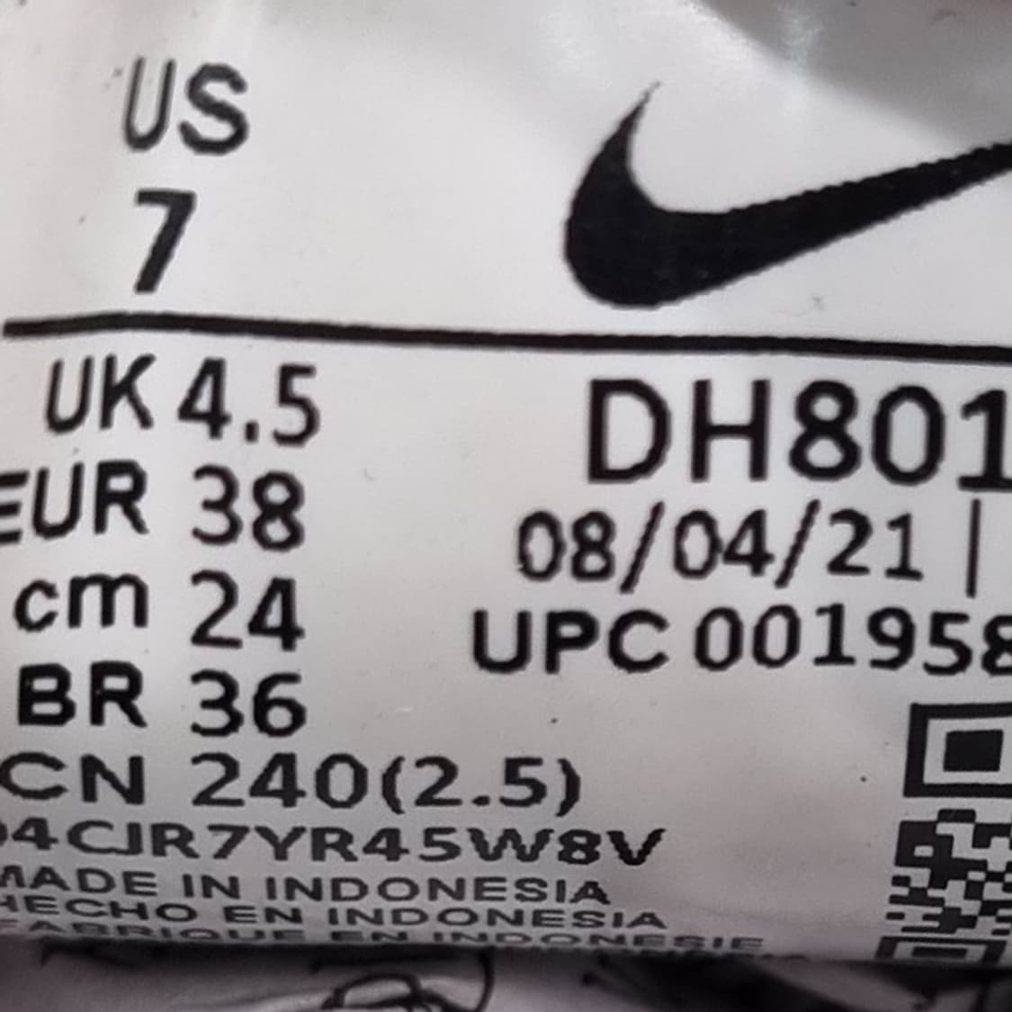 나이키 에어맥스97 트리플화이트 운동화240 상품이미지6