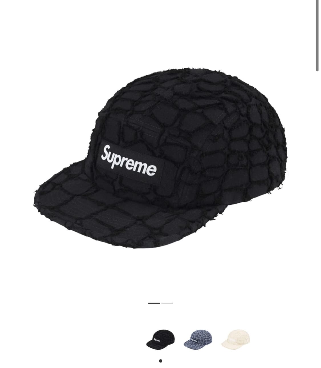 슈프림 캠프캡 상품이미지1