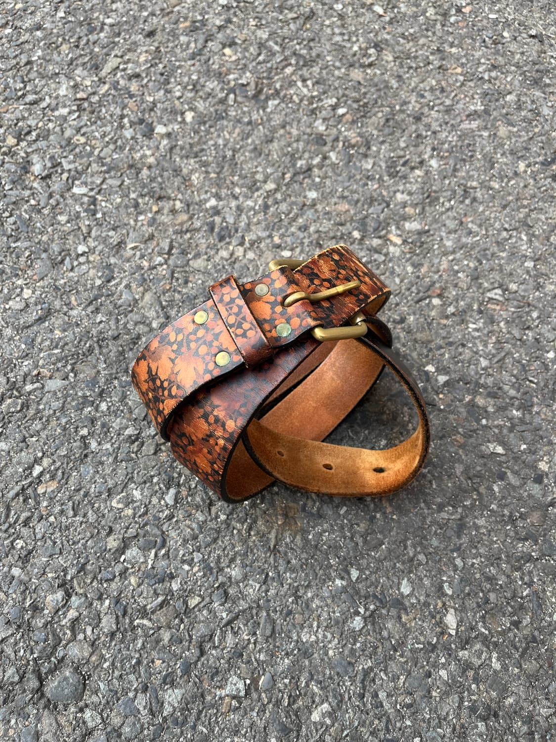 (UK made) paul smith 리얼레더 패턴 벨트  상품이미지1