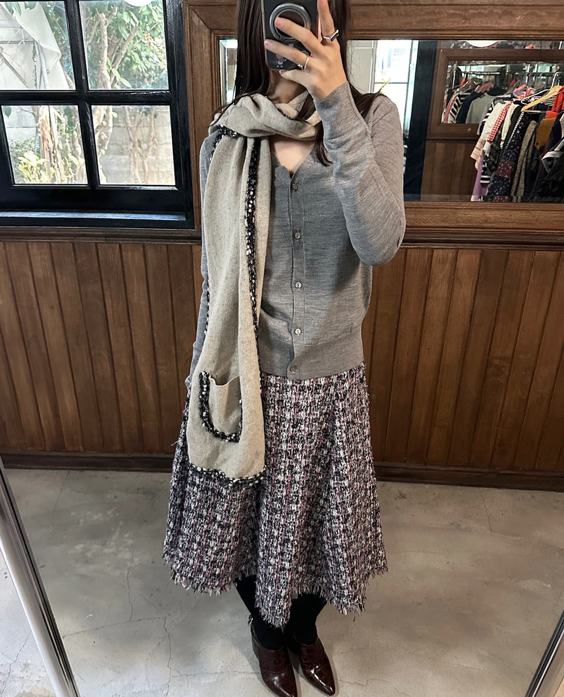 THEORY greay wool cardigan 상품이미지4