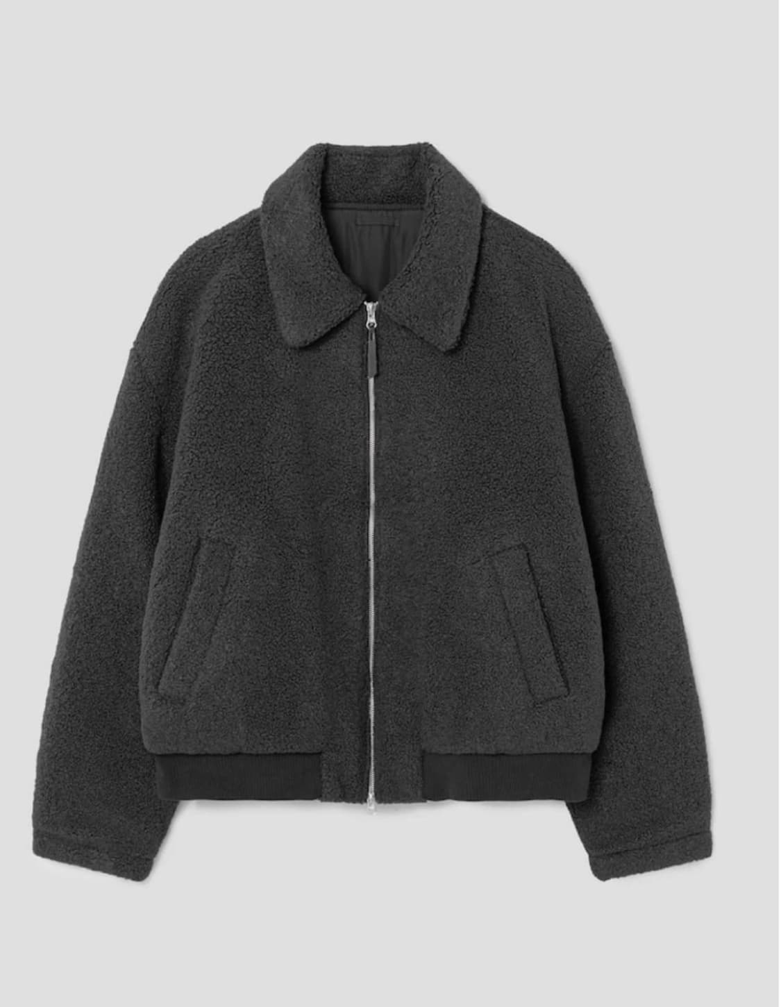 에잇세컨즈 칼라 보아 패딩 애쉬 상품이미지1