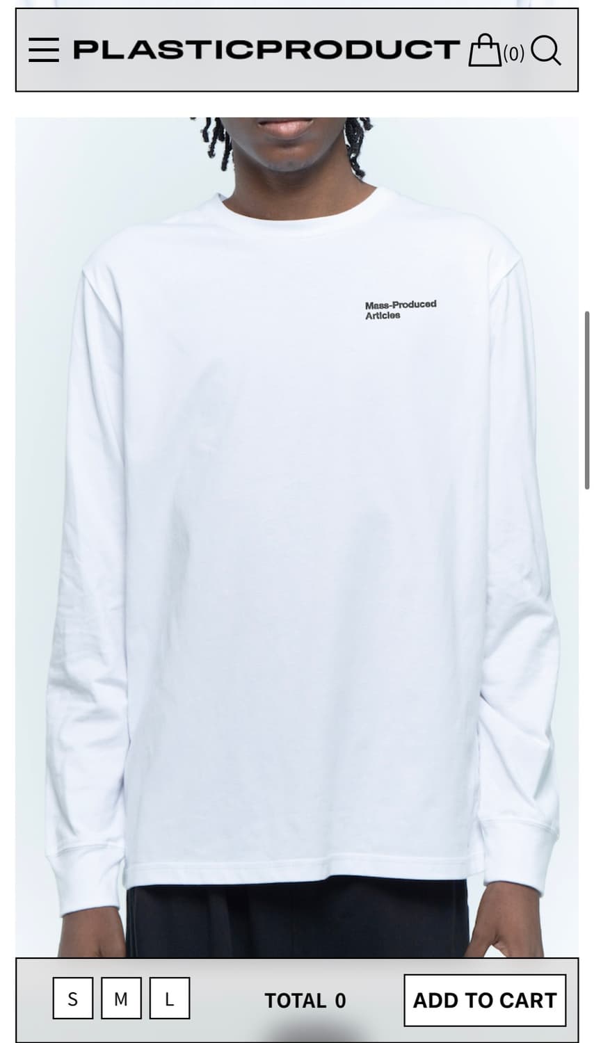플라스틱프로덕트 MPa 롱슬리브 화이트 s 상품이미지2