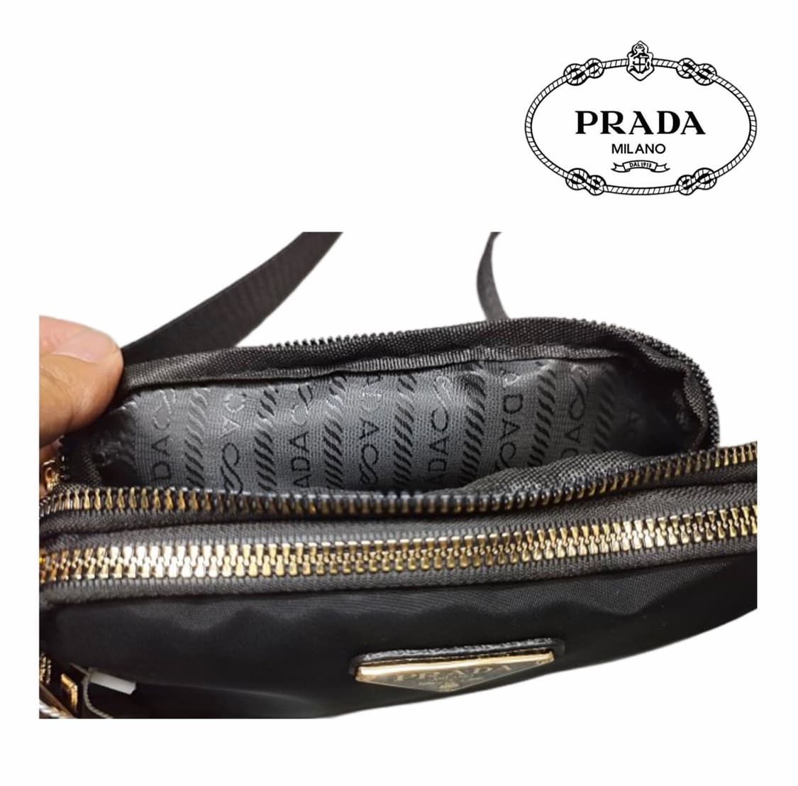  프라다뷰티 3단 크로스 숄더백 기프트백 상품이미지9