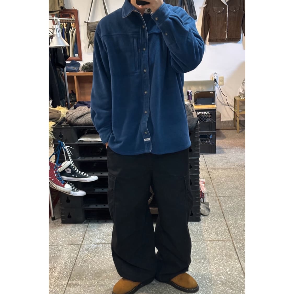 노스페이스 플리스 오버 셔츠 상품이미지1