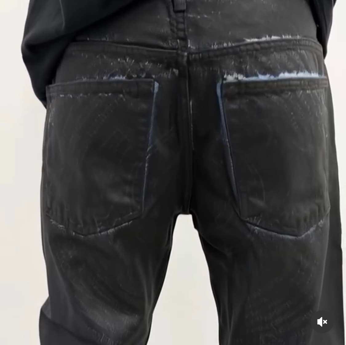 CF (17end) painted denim pants [S] 상품이미지5