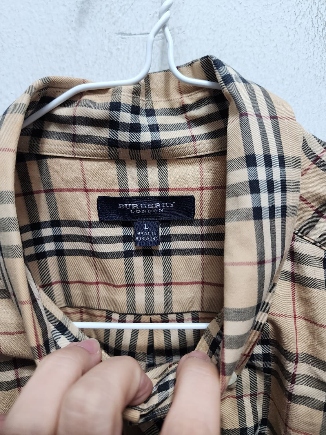 버버리 노바체크 긴팔셔츠 상품이미지4