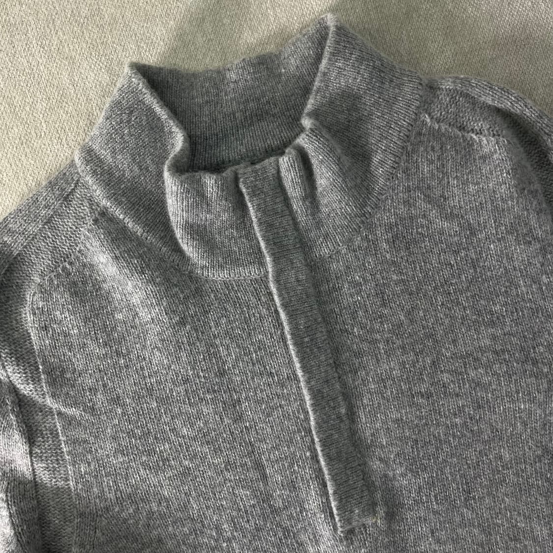 100 스톤아일랜드 18FW 반집업 울 니트  상품이미지2