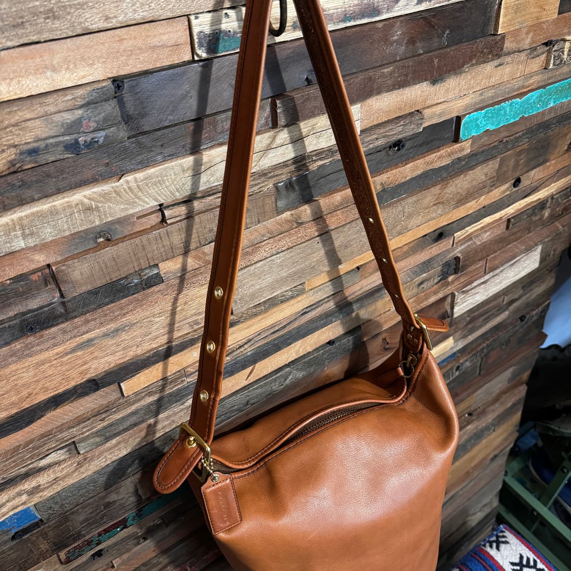 Old Coach Glove Leather Duffle Shoulder  상품이미지4
