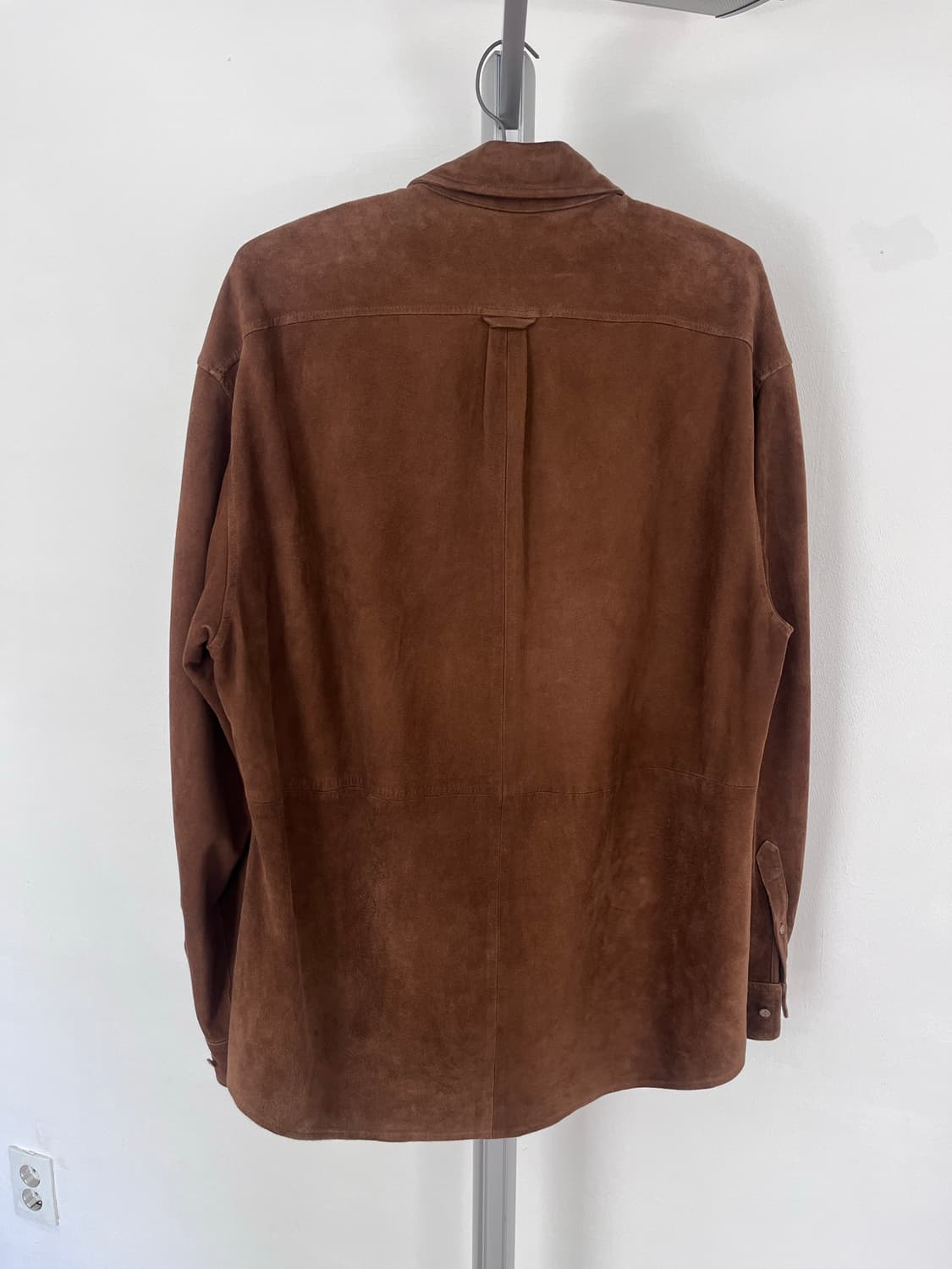 vintage brown oversize suede shirt 상품이미지8