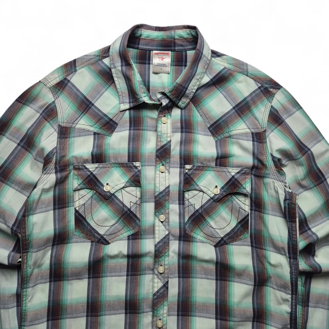 [S] 트루릴리젼 웨스턴 체크셔츠 상품이미지4