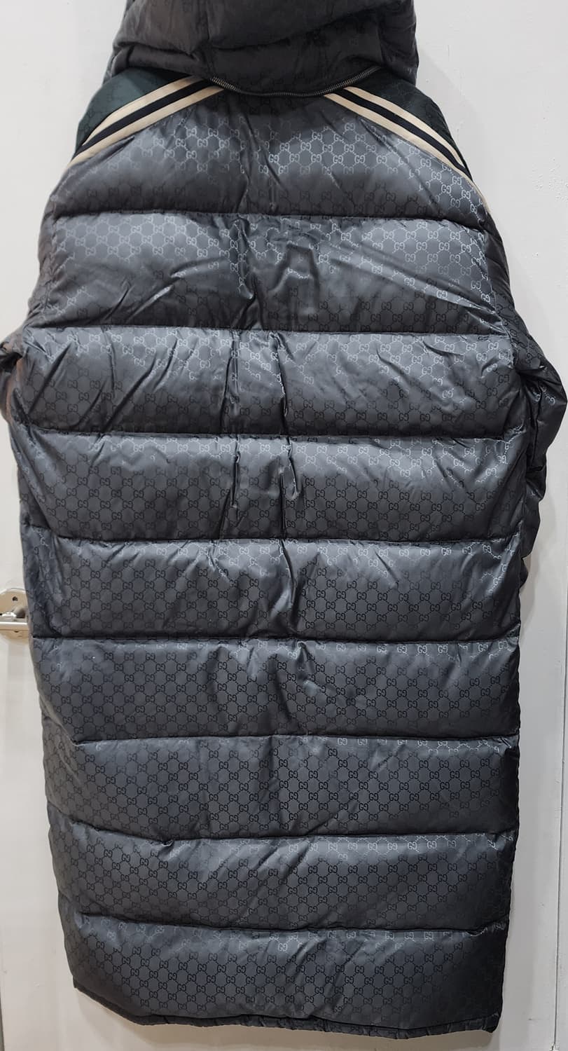 구찌 GG 수프림 롱패딩 48 한글택 상품이미지2