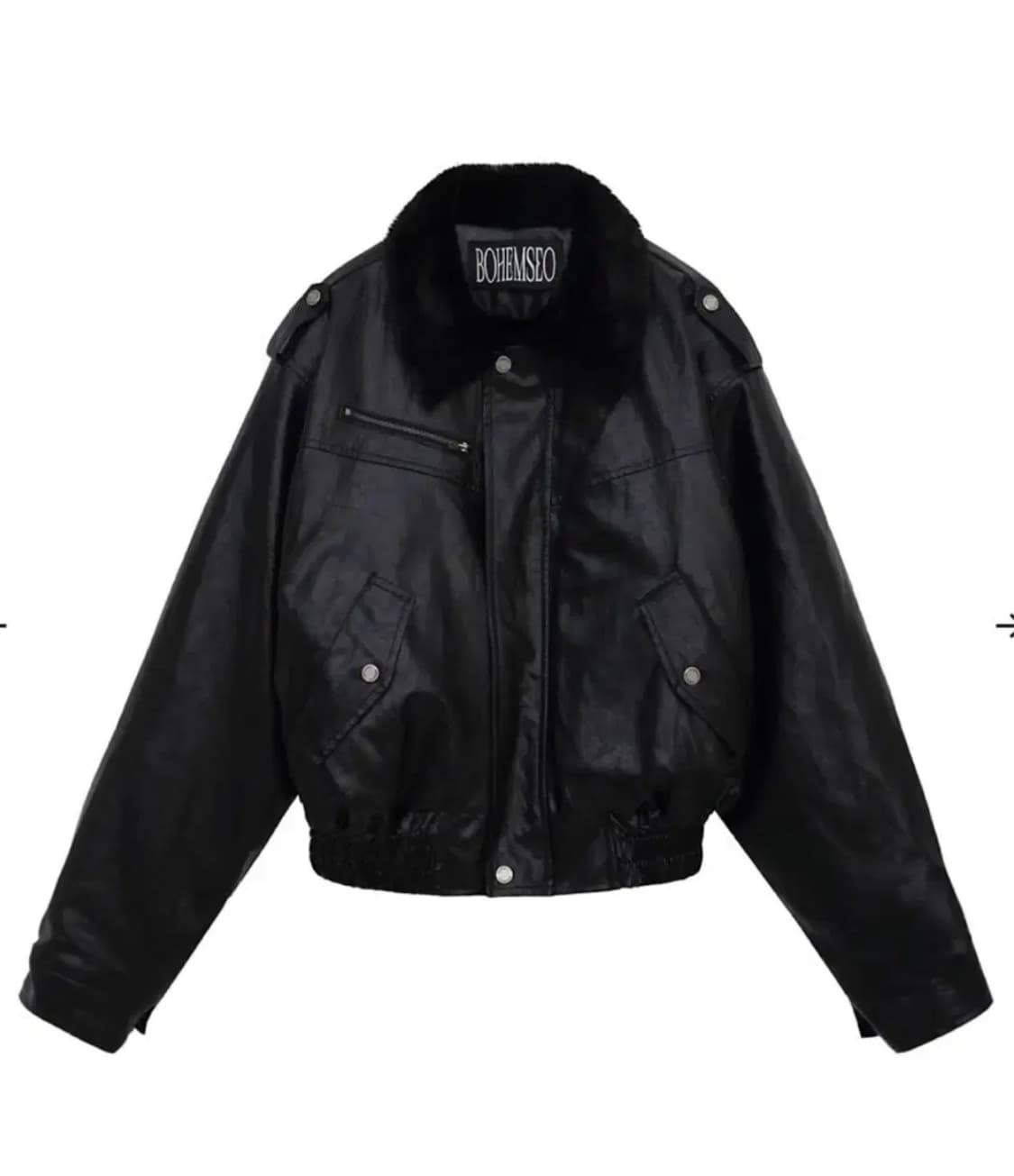 보헤미안서울 퍼 블루종 상품이미지1