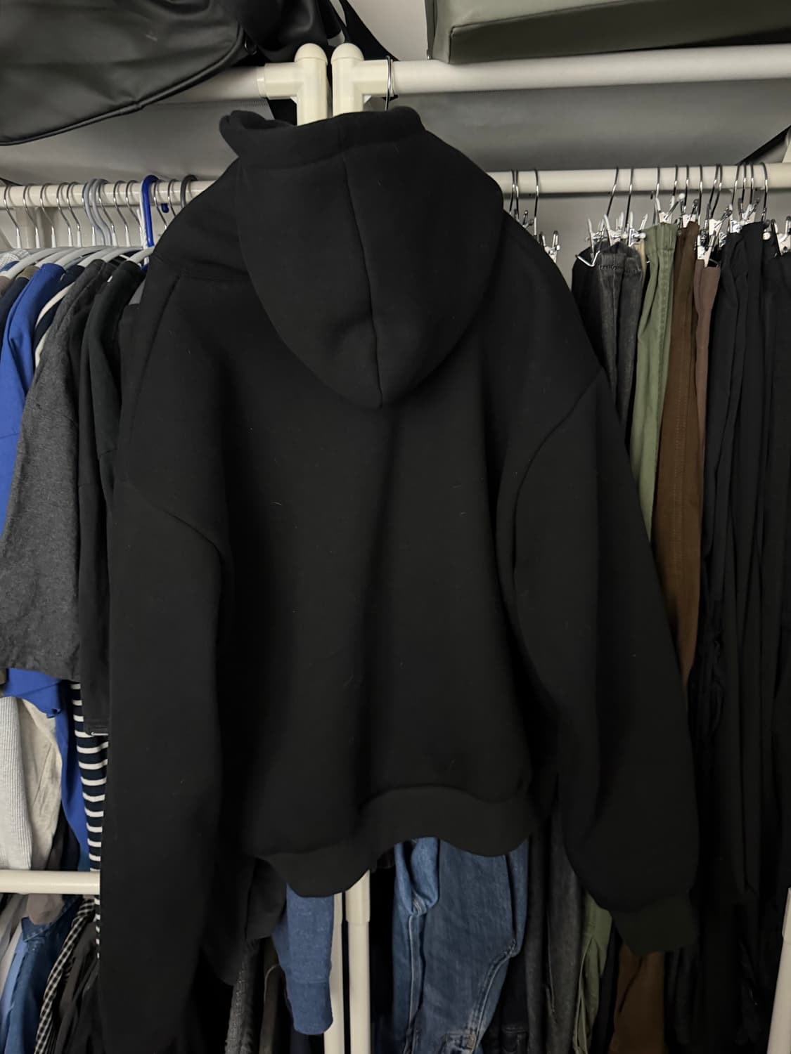 이자반 X 유프 후드블랙집업 3size 미착용 상품이미지2