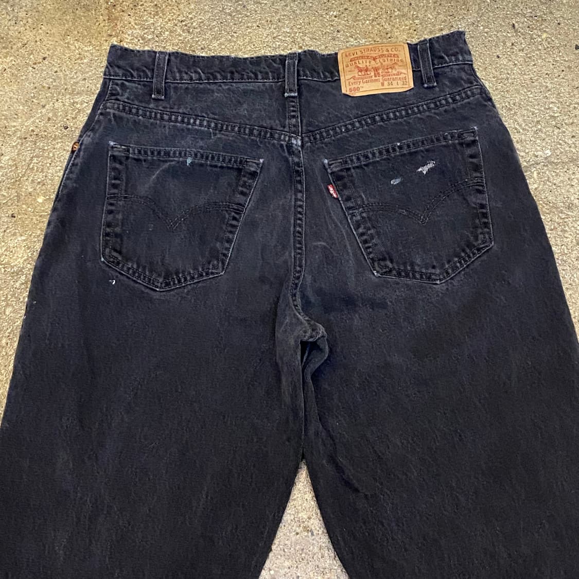 90s Made in Canada 빈티지 리바이스 560 블랙진 청바지 상품이미지7