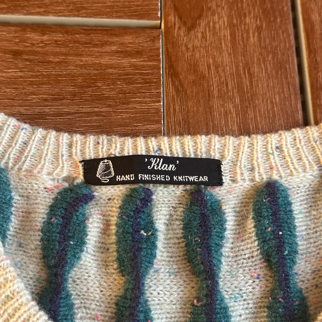 Klan vintage hand knit cardigan 상품이미지5