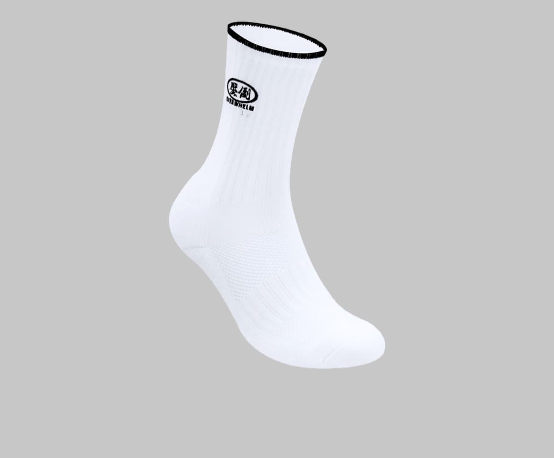 압도 양말 라인 기본로고 화이트 (3켤레묶음) 미개봉 새상품 상품이미지1