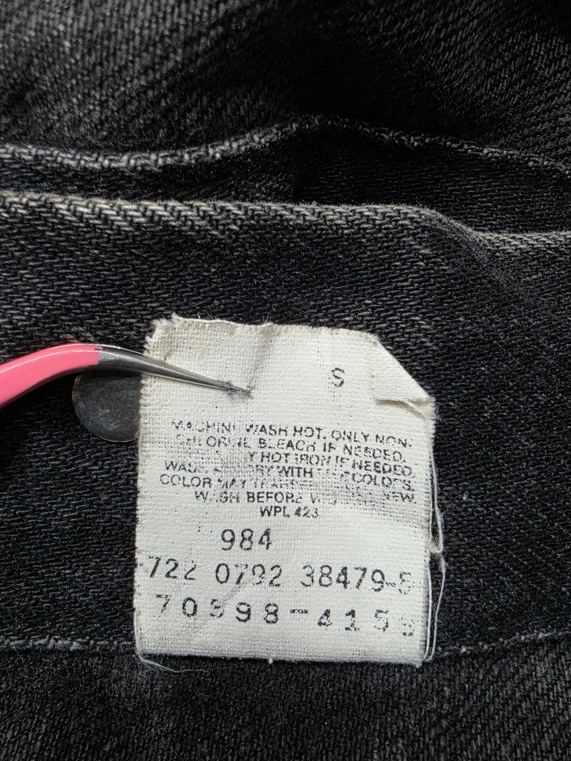 리바이스 90s USA 70598 트러커 데님 자켓 L 상품이미지8