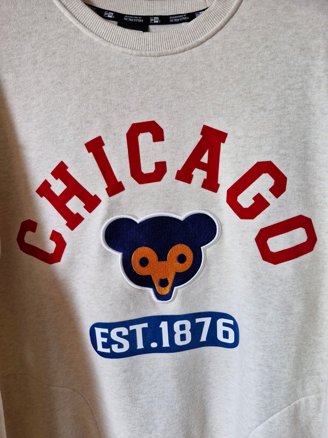 뉴에라 시카고 기모 맨투맨 아이보리 XL 상품이미지2