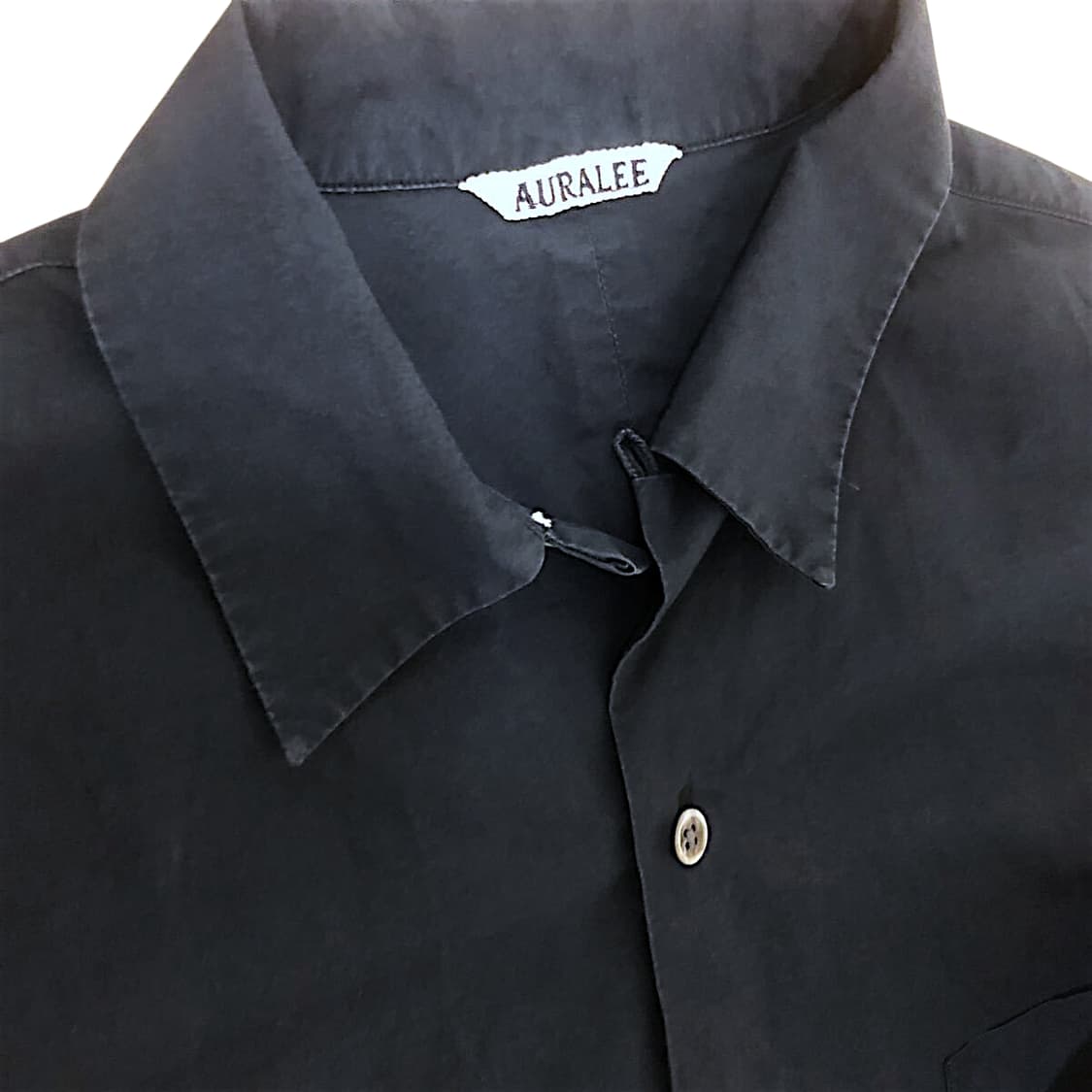 오라리 오가닉코튼 WEATHER CLOTH 오픈카라 셔츠 상품이미지6