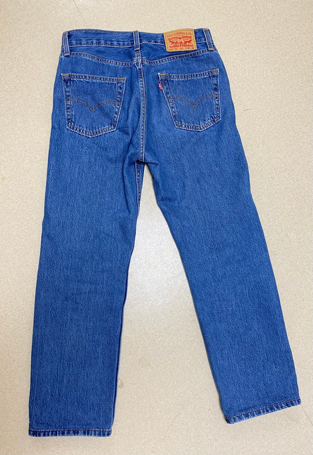 리바이스 565 스트레이트 핏 W28 L32 청바지(상태 최상) 상품이미지2